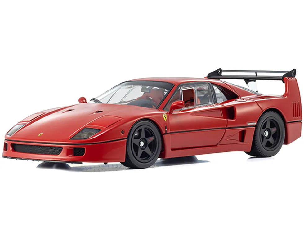 Ferrari F40 Light Weight LM Wing Red 1/18 Diecast Model Car by Kyosho