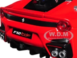 Ferrari F12 TDF Red 1/24 Diecast Model Car Bburago 26021