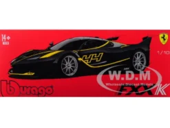 Ferrari FXX-K #44 Black Signature Series 1/18 Diecast Model Car Bburago 16907