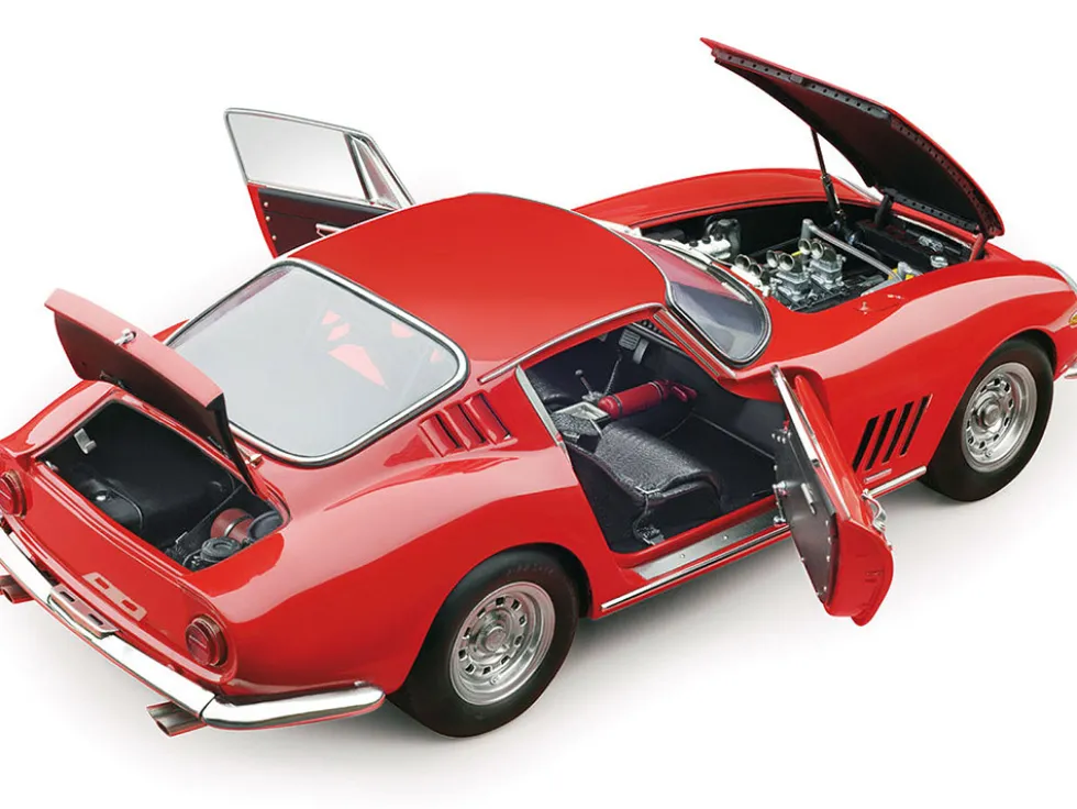 1966 Ferrari 275 GTB/C Red 1/18 Diecast Model Car CMC M-210