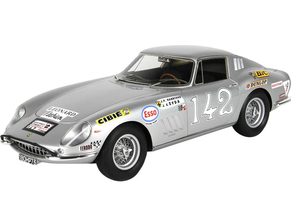Ferrari 275 GTB #142 Jean Pierre Hanrioud Jean Claude Syda Tour de France 1969 with DISPLAY CASE Limited Edition to 149 pieces Worldwide 1/18 Model Car BBR BBR1830