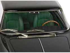 1961 Ferrari GTE 2 2 Serie I S N 2999GT Black with Green Interior with DISPLAY CASE Limited Edition to 68 Pieces Worldwide 1/18 Model Car BBR BBR1850B
