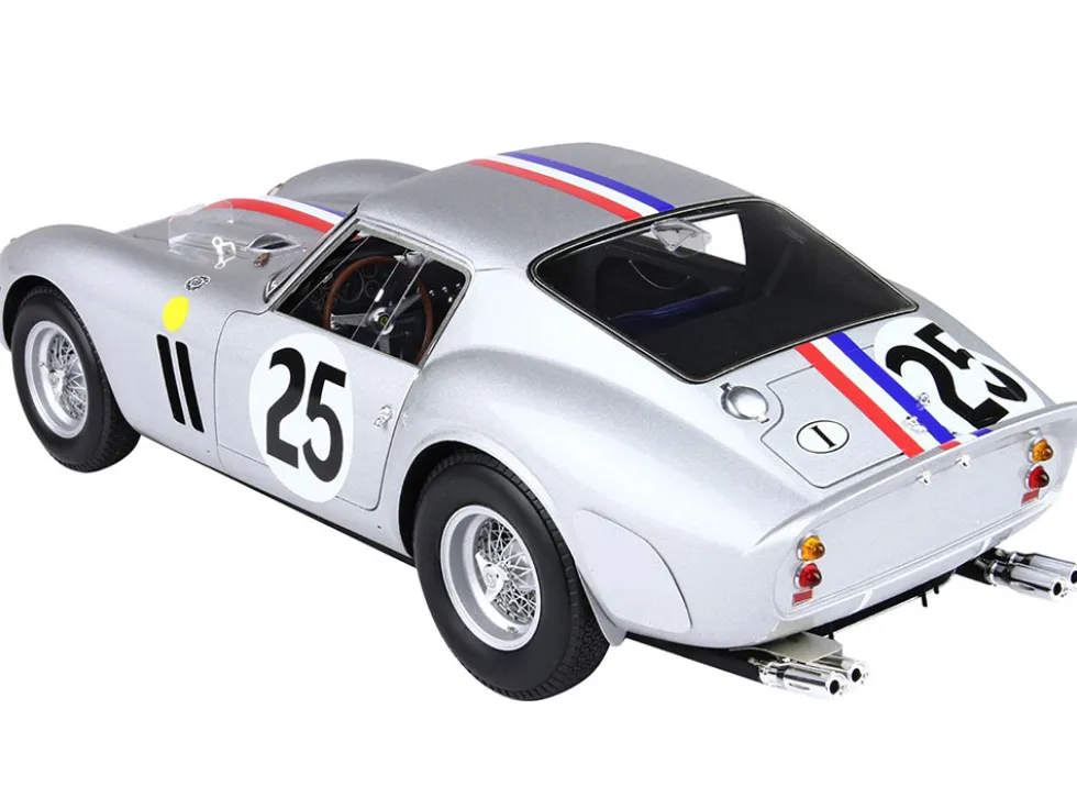 Ferrari 250 GTO #25 Elde Pierre Dumay 24 Hours of Le Mans 1963 with DISPLAY CASE Limited Edition to 90 pieces Worldwide 1/18 Model CarBBR BBR1857
