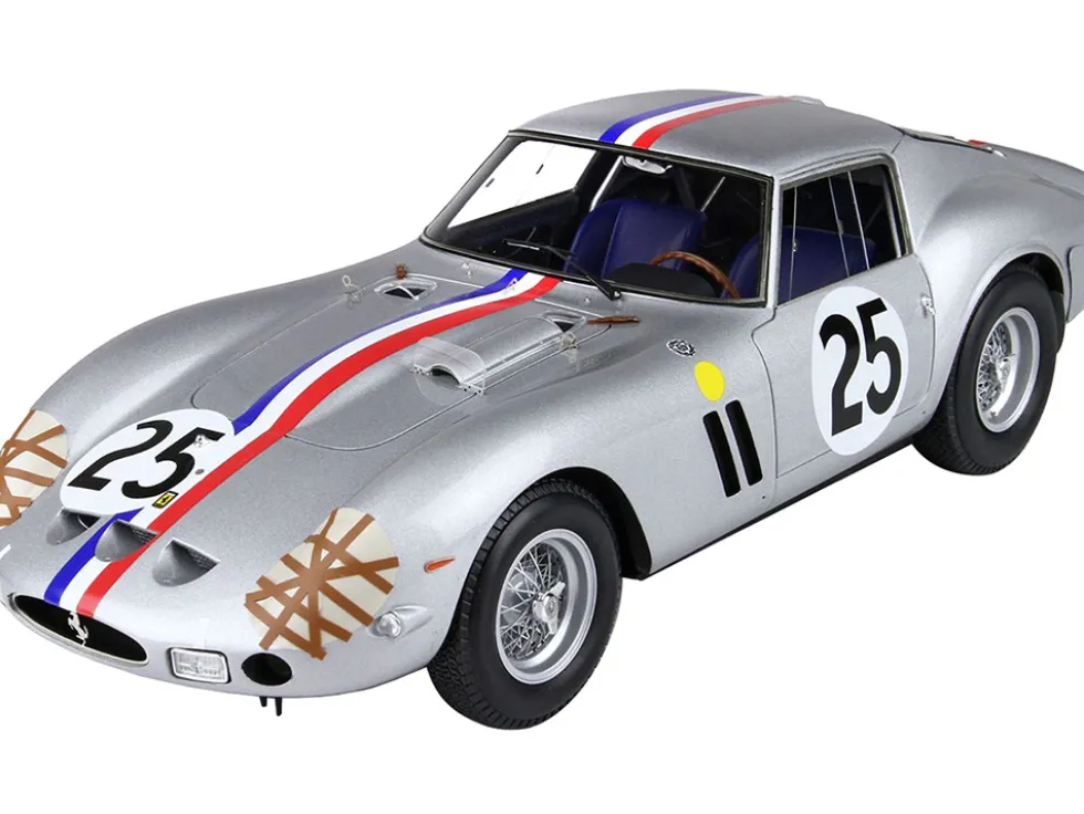 Ferrari 250 GTO #25 Elde Pierre Dumay 24 Hours of Le Mans 1963 with DISPLAY CASE Limited Edition to 90 pieces Worldwide 1/18 Model CarBBR BBR1857