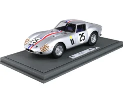 Ferrari 250 GTO #25 Elde Pierre Dumay 24 Hours of Le Mans 1963 with DISPLAY CASE Limited Edition to 90 pieces Worldwide 1/18 Model CarBBR BBR1857
