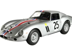 Ferrari 250 GTO #25 Elde Pierre Dumay Night Version 24 Hours of Le Mans 1963 with DISPLAY CASE Limited Edition to 72 pieces Worldwide 1/18 Model Car BBR BBR1857NIGHT