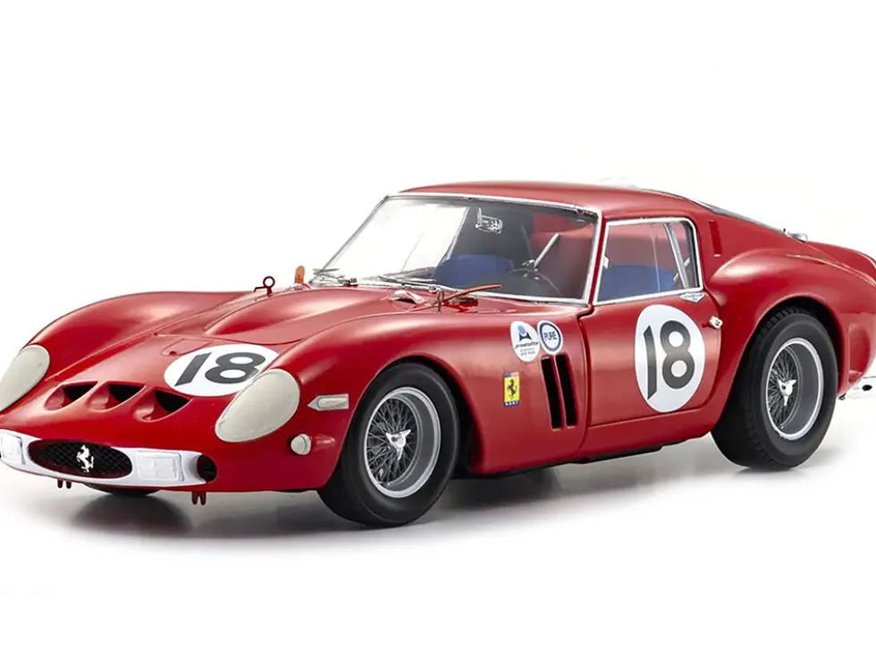 Ferrari 250 GTO #18 Pedro Rodriguez Winner "Daytona 3 Hours" (1963) 1/18 Diecast Model Car by Kyosho