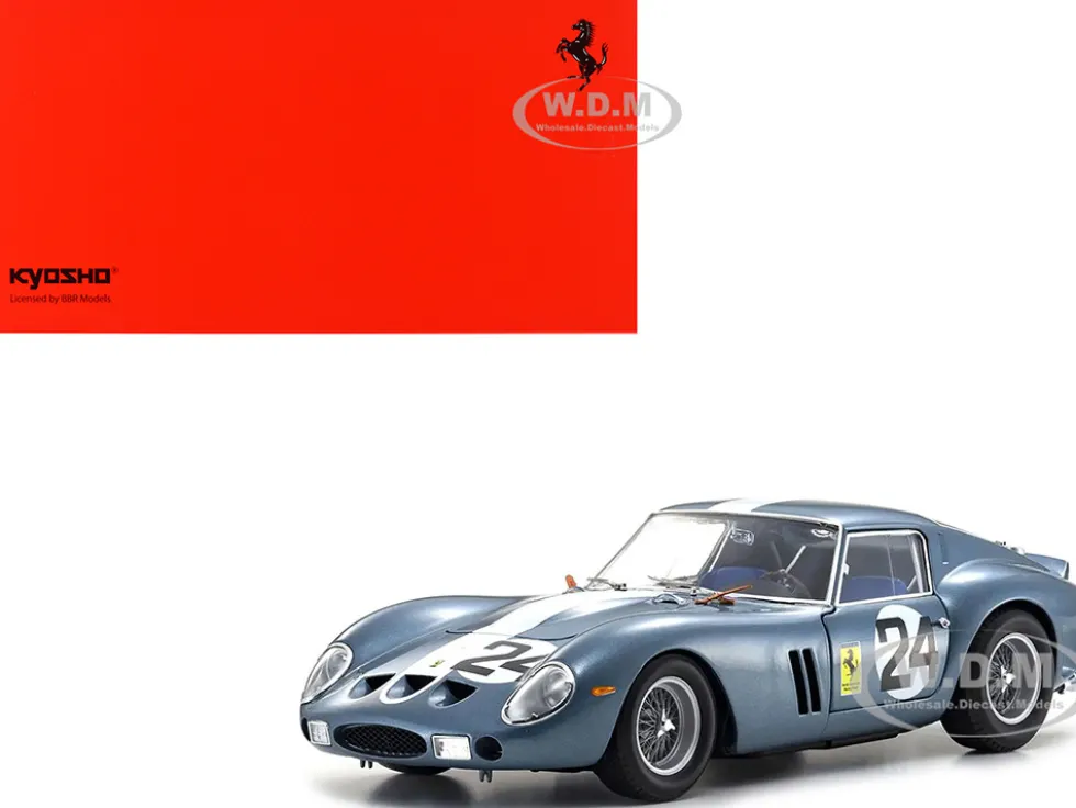 Ferrari 250 GTO #24 Phil Hill - Olivier Gendebien 2nd Place "Sebring 12 Hours" (1962) 1/18 Diecast Model Car by Kyosho