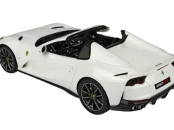 2019 Ferrari 812 GTS Convertible Avus White DISPLAY CASE Limited Edition 32 pieces Worldwide 1/18 Model Car BBR P18184E