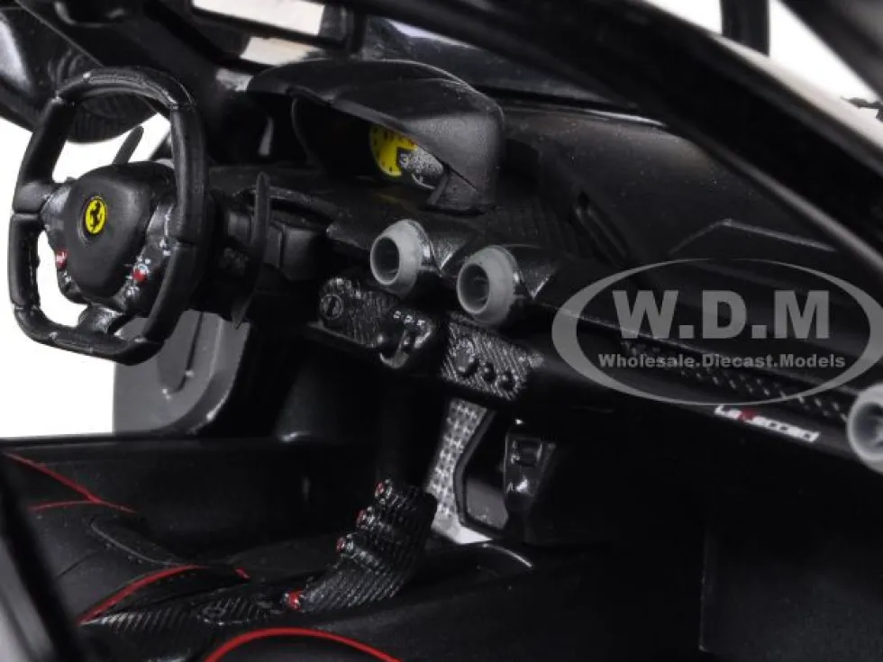 Ferrari Laferrari F70 Hybrid Elite Edition Black 1/18 Diecast Car Model Hot Wheels BCT80