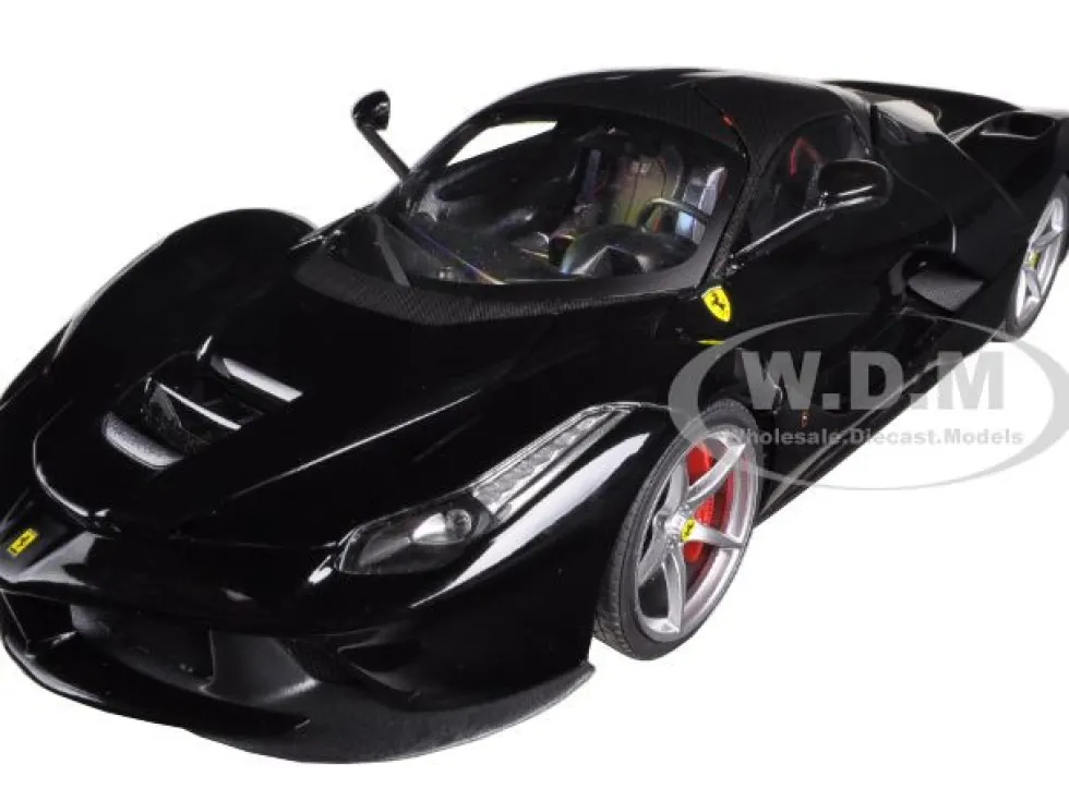 Ferrari Laferrari F70 Hybrid Elite Edition Black 1/18 Diecast Car Model Hot Wheels BCT80