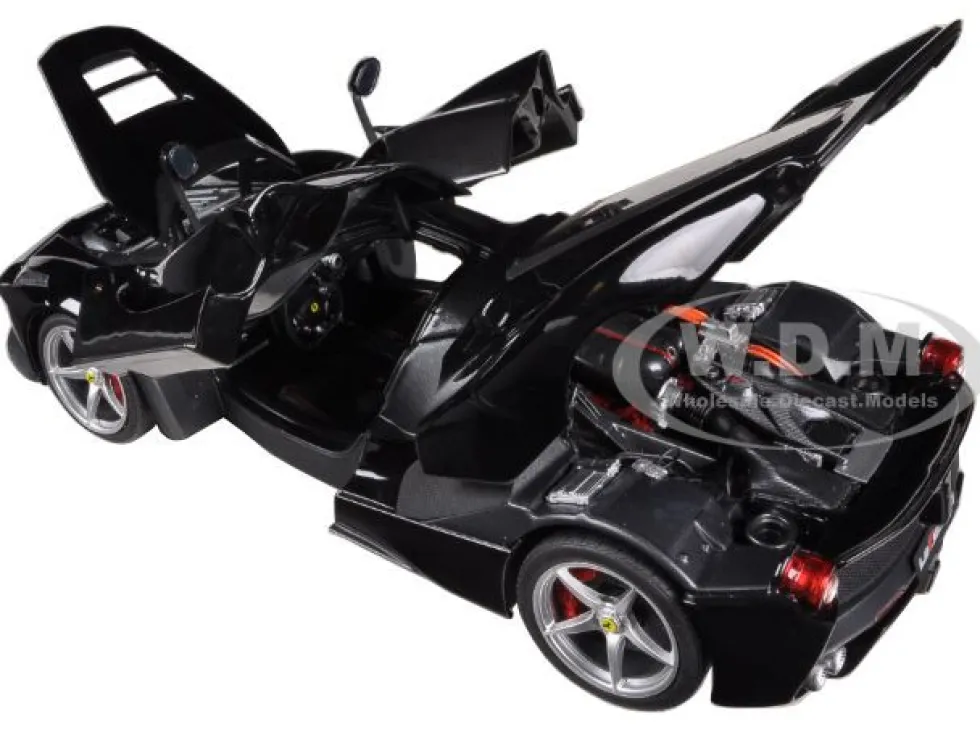 Ferrari Laferrari F70 Hybrid Elite Edition Black 1/18 Diecast Car Model Hot Wheels BCT80