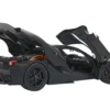 Ferrari LaFerrari Matt Black With Display Case Limited Edition to 78 pieces Worldwide 1/18 Diecast Model Car by BBR