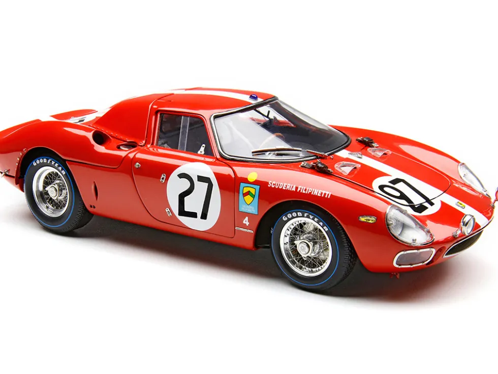 Ferrari 250 LM RHD (Right Hand Drive) #27 Dieter Spoerry - Armand Boller "24 Hours of Le Mans" (1965) Limited Edition to 1500 pieces Worldwide 1/18 Diecast Model Car by CMC