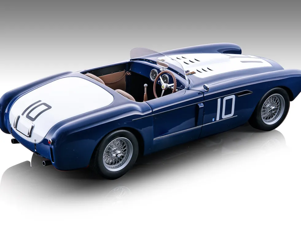 Ferrari 340 Mexico Spyder #10 Bill Spear 2nd Place Pebble Beach 1500cc 1953 Mythos Series Limited Edition to 85 pieces Worldwide 1/18 Model Car Tecnomodel TM18-212B