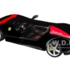 Ferrari Monza SP1 Black Metallic with Red Stripes "Race & Play" Series 1/24 Diecast Model Car by Bburago