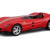 Ferrari Monza SP1 Red with Italian Flag Stripes "Speed Icons" Series 1/64 Diecast Model Car by Maisto