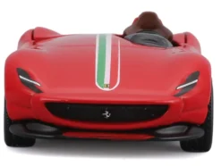 Ferrari Monza SP1 Red with Italian Flag Stripes 