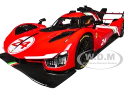 Ferrari 499P Modificata #24 Red with Italian Flag Stripes 