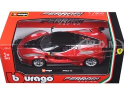 Ferrari Racing FXX-K #10 Red 1/24 Diecast Model Car Bburago 26301