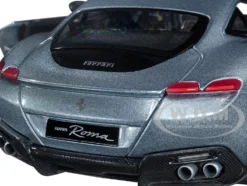 Ferrari Roma Gray Metallic Race + Play Series 1/24 Diecast Model Car Bburago 26029gry