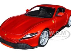 Ferrari Roma Red Metallic Race + Play Series 1/24 Diecast Model Car Bburago 26029