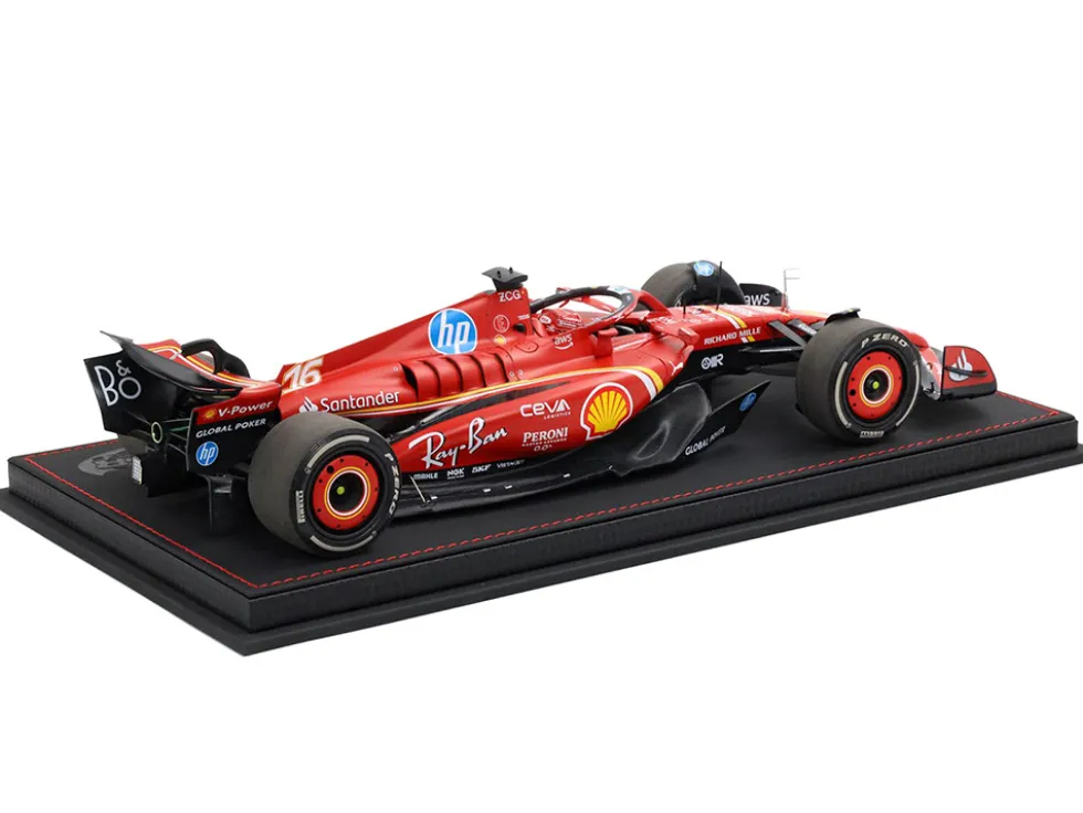 Ferrari SF-24 #16 Charles Leclerc Winner Formula One F1 "United States GP" (2024) Limited Edition to 100 pieces Worldwide 1/18 Diecast Model Car by BBR