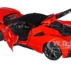 Ferrari SF90 Stradale Red Black Top Race + Play Series 1/18 Diecast Model Car Bburago 16015