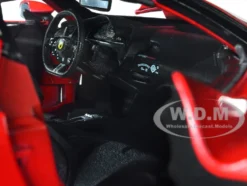 Ferrari SF90 Stradale Red Black Top Race + Play Series 1/18 Diecast Model Car Bburago 16015