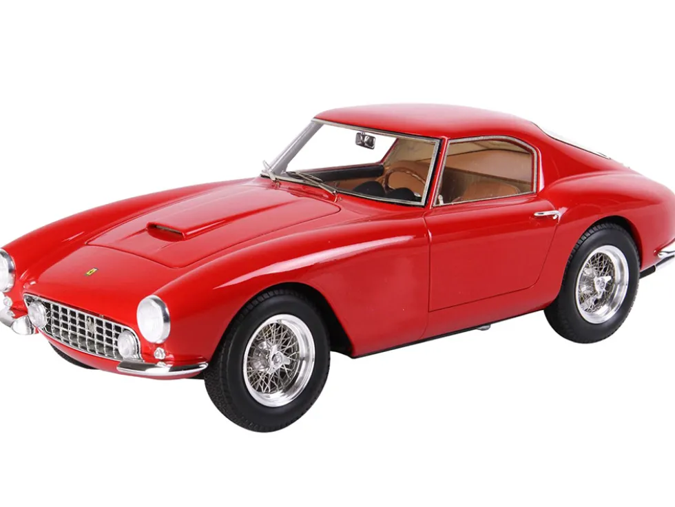 1959 Ferrari 250 SWB GT Berlinetta Paseo Corto Red with DISPLAY CASE Limited Edition 500 pieces Worldwide 1/18 Model Car BBR BBR1851A