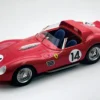 Ferrari 330 TRI-LM #14 Mike Parkes - Giancarlo Baghetti - Willy Mairesse 3rd Place "24 Hours of Le Mans Test" (1962) "Mythos Series" with Display Case Limited Edition to 35 pieces Worldwide 1/18 Model Car by Tecnomodel