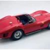 Ferrari 330 TRI-LM (No Roll-Bar - Lower Windshield) "Press Version 1962" Rosso Corsa Red "Mythos Series" with Display Case Limited Edition to 50 pieces Worldwide 1/18 Model Car by Tecnomodel