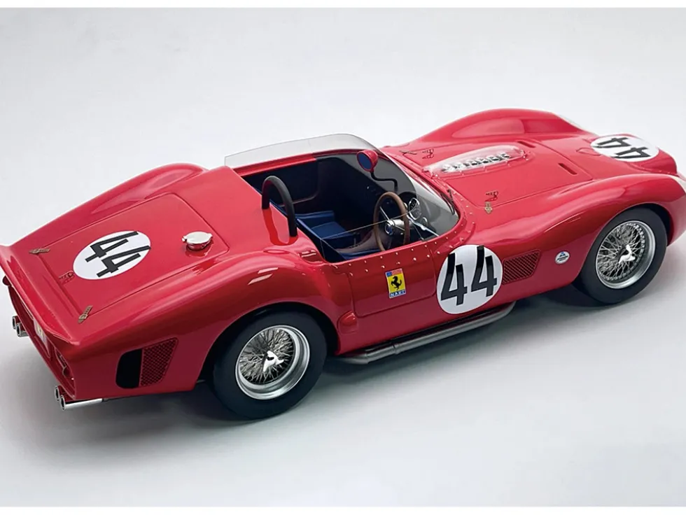 Ferrari 330 TRI-LM #44 Pedro Rodriguez "Team NART" Winner "GP Canada Mosport" (1962) "Mythos Series" with Display Case Limited Edition to 40 pieces Worldwide 1/18 Model Car by Tecnomodel