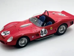 Ferrari 330 TRI-LM #44 Pedro Rodriguez "Team NART" Winner "GP Canada Mosport" (1962) "Mythos Series" with Display Case Limited Edition to 40 pieces Worldwide 1/18 Model Car by Tecnomodel
