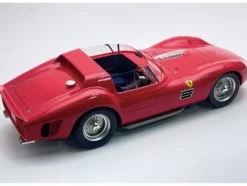 Ferrari 330 TRI-LM "Press Version 1962" Rosso Corsa Red "Mythos Series" with Display Case Limited Edition to 55 pieces Worldwide 1/18 Model Car by Tecnomodel