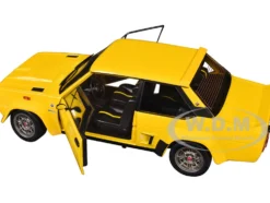 1980 Fiat 131 Abarth Yellow 1/18 Diecast Model Car by Solido