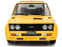 1980 Fiat 131 Abarth Yellow 1/18 Diecast Model Car by Solido