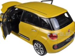 2013 Fiat 500L Yellow 1/24 Diecast Car Model Welly 24038