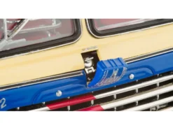 Fiat 642 RN2 Bartoletti Car Transporter "Maserati Racing" Blue and Cream 1/18 Diecast Model Car by CMC
