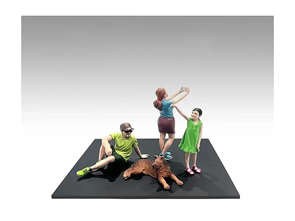 Figure18 Series 1 9 piece Figure Set for 1/18 Scale Models American Diorama 18701-18702-18703-18704-18705-18706-18707