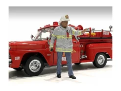 Firefighters Fire Captain Figure 1/24 Scale Models American Diorama 76418