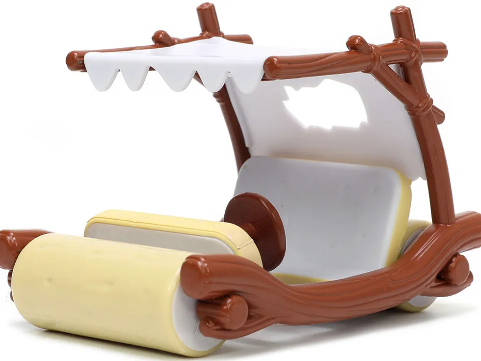 Flintmobile Fred Flintstone Diecast Figurine The Flintstones Hollywood Rides Series 1/32 Diecast Model Car Jada 33382