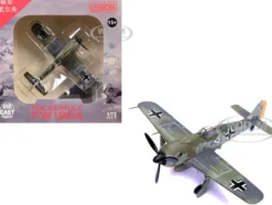 Focke-Wulf Fw 190A Aircraft "108-Victory Ace Hauptmann Hans 'Assi' Hahn, Gruppenkommandeur, III./JG 2 Richthofen, France" (1942) German Luftwaffe 1/72 Diecast Model Airplane by Legion