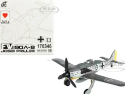 Focke Wulf Fw 190A 8 Fighter Aircraft JG 26 Schlageter France 1945 German Luftwaffe 1/72 Diecast Model JC Wings JCW-72-FW190-003