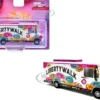 Food Truck "The LB Cafe Truck - Liberty Walk" White with Graphics 1/64 Diecast Model by American Diorama