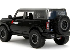 2021 Ford Bronco Badlands Black "Rigid" with Extra Wheels "Just Trucks" Series 1/24 Diecast Model Car by Jada
