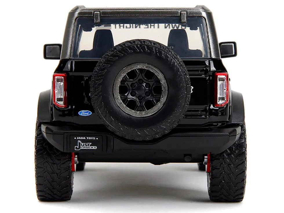 2021 Ford Bronco Badlands Black "Rigid" with Extra Wheels "Just Trucks" Series 1/24 Diecast Model Car by Jada