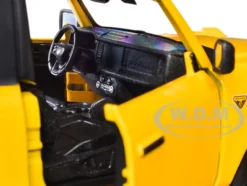 2021 Ford Bronco Badlands Yellow with Black Top "Special Edition" 1/24 Diecast Model Car by Maisto