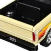 1978 Ford Bronco Custom Cream with Stripes and Black Top "Platinum Collection" Series 1/24 Diecast Model Car by Motormax