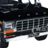 1978 Ford Bronco Custom Open Top Black Timeless Legends Series 1/24 Diecast Model Car Motormax 79374